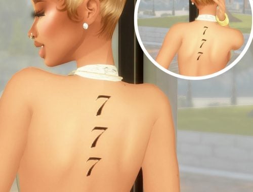 7 Back Tattoo