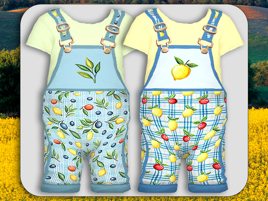 Infant Summer Day Overall And Sneakers - Image 3