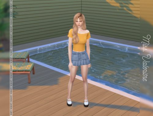 Cecilia Asymetrical Top With Lower Shoulder