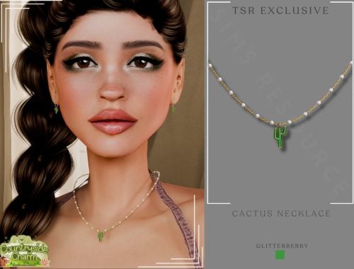Countryside Charm - Cactus Necklace