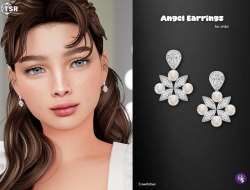 Angel Earrings For You Little Girls