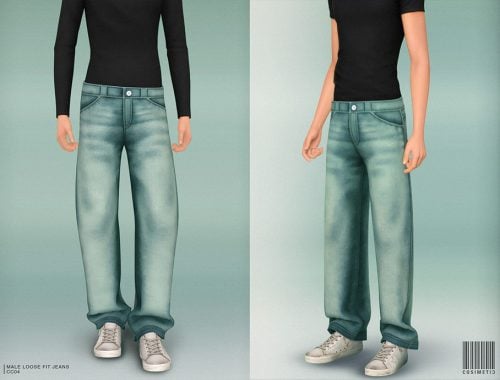 Male 2000's Loose Fit Jeans