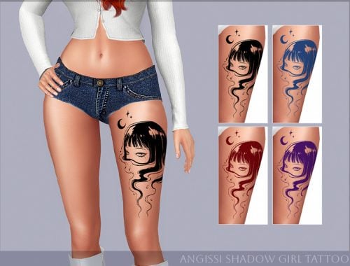 Shadow Girl Tattoo