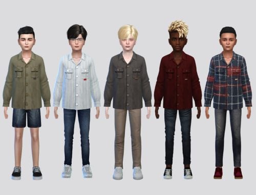 Athos Button Shirt Boys
