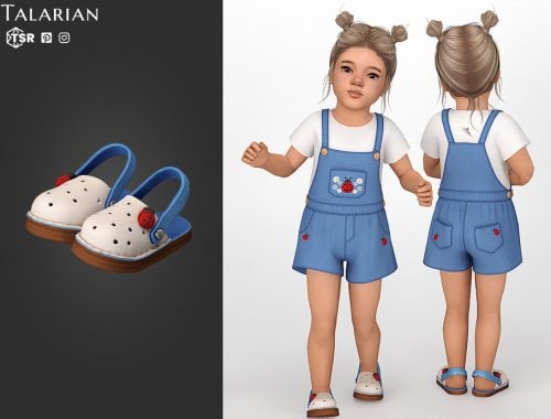 Tatum Clogs With Ladybug Charm
