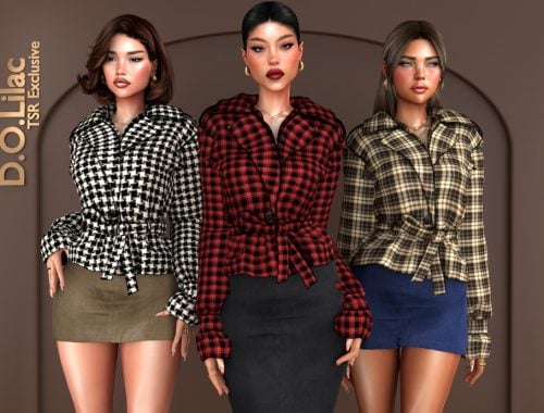 Plaid Affair Set