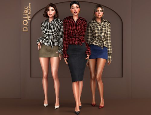 Plaid Affair Set
