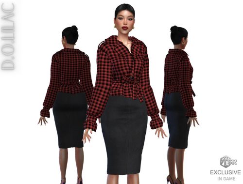 Plaid Affair Set