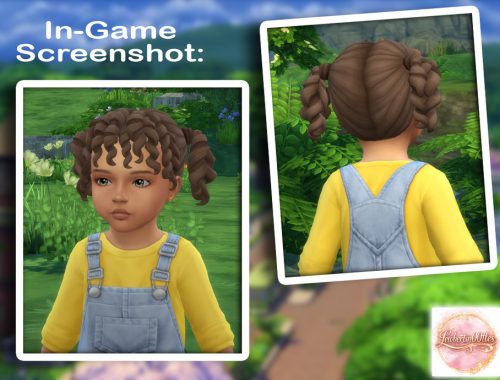 Leah Hair - Toddler Version