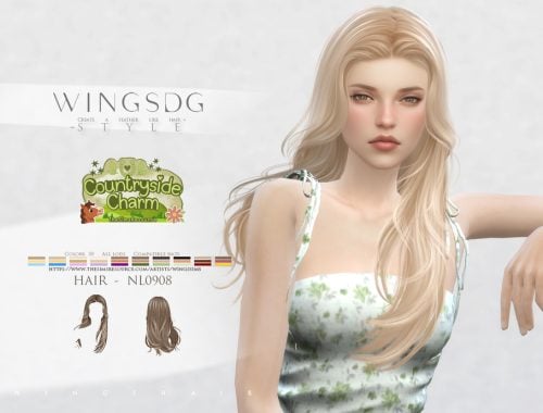 Wings Hair-delicate Long Hair