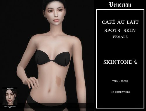 Cafe Au Lait Spots Skin By Venerian - Female - Part Three
