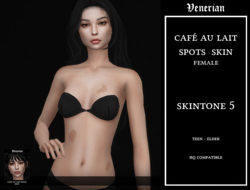 Cafe Au Lait Spots Skin By Venerian - Female - Part Three