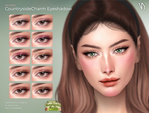 Countrysidecharm Eyes Lipstick Blush And Eyeshadow