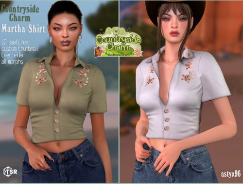 Countryside Charm Martha Shirt
