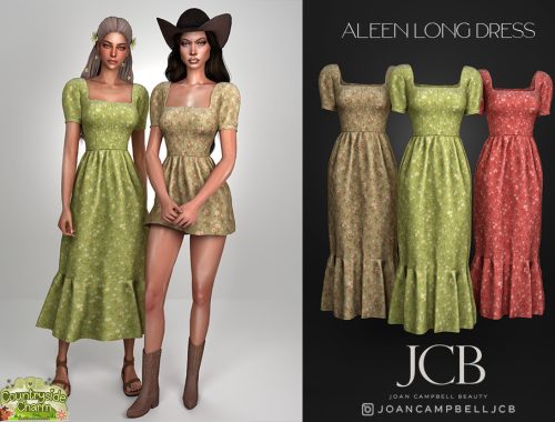 Aleen Short And Long Dress Set