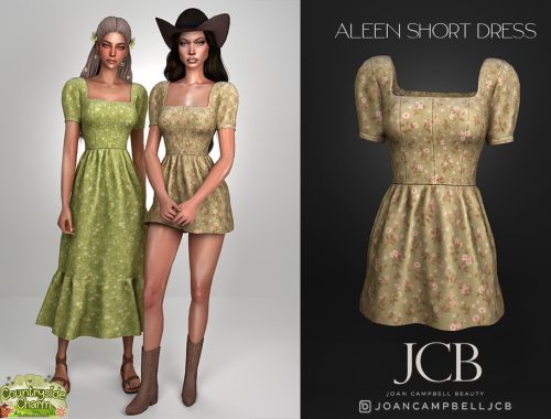 Aleen Short And Long Dress Set