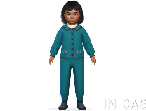 Stevie Outfit With Buttoned Cardigan And Pants