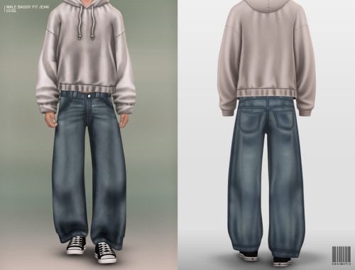 Male Baggy Fit Jean
