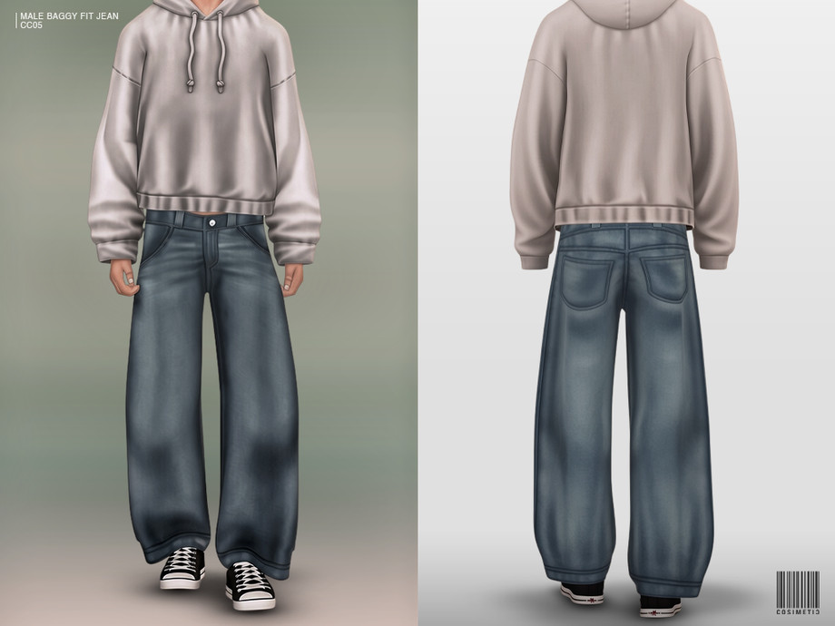Male Baggy Fit Jean