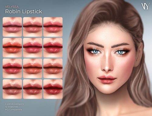 Robin Eyes And Lipstick