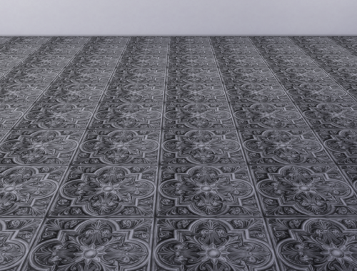 Vintage Ornate Tile Flooring