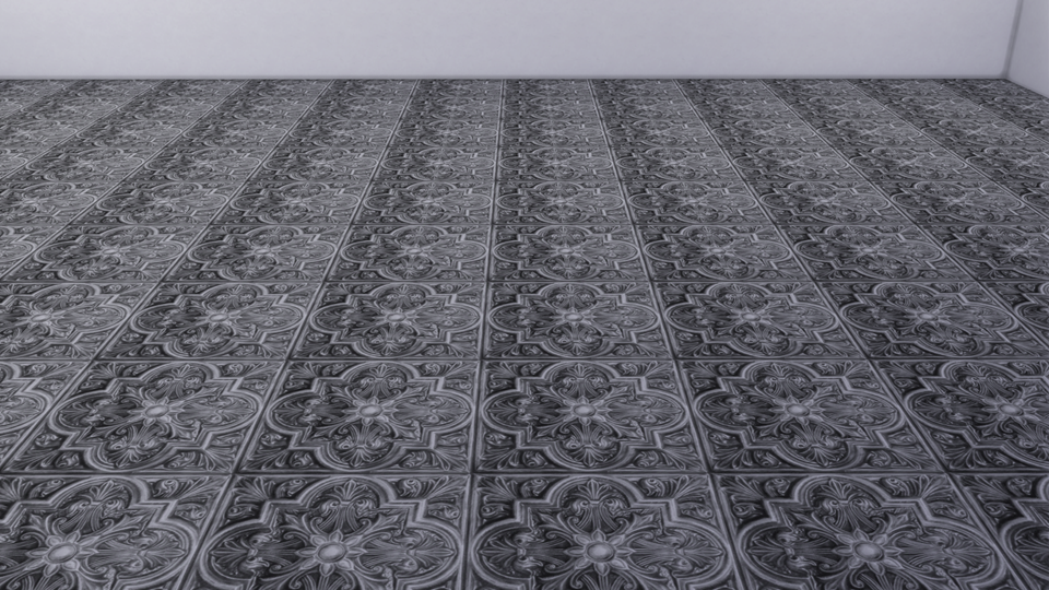 Vintage Ornate Tile Flooring - Image 3