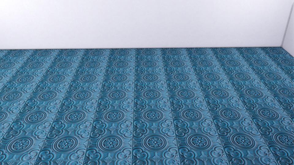 Vintage Ornate Tile Flooring - Image 4