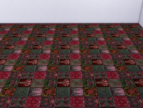 Vintage Ornate Tile Flooring