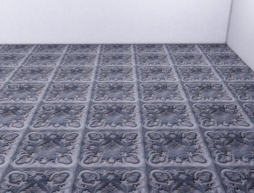 Vintage Ornate Tile Flooring