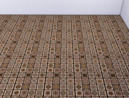 Vintage Ornate Tile Flooring