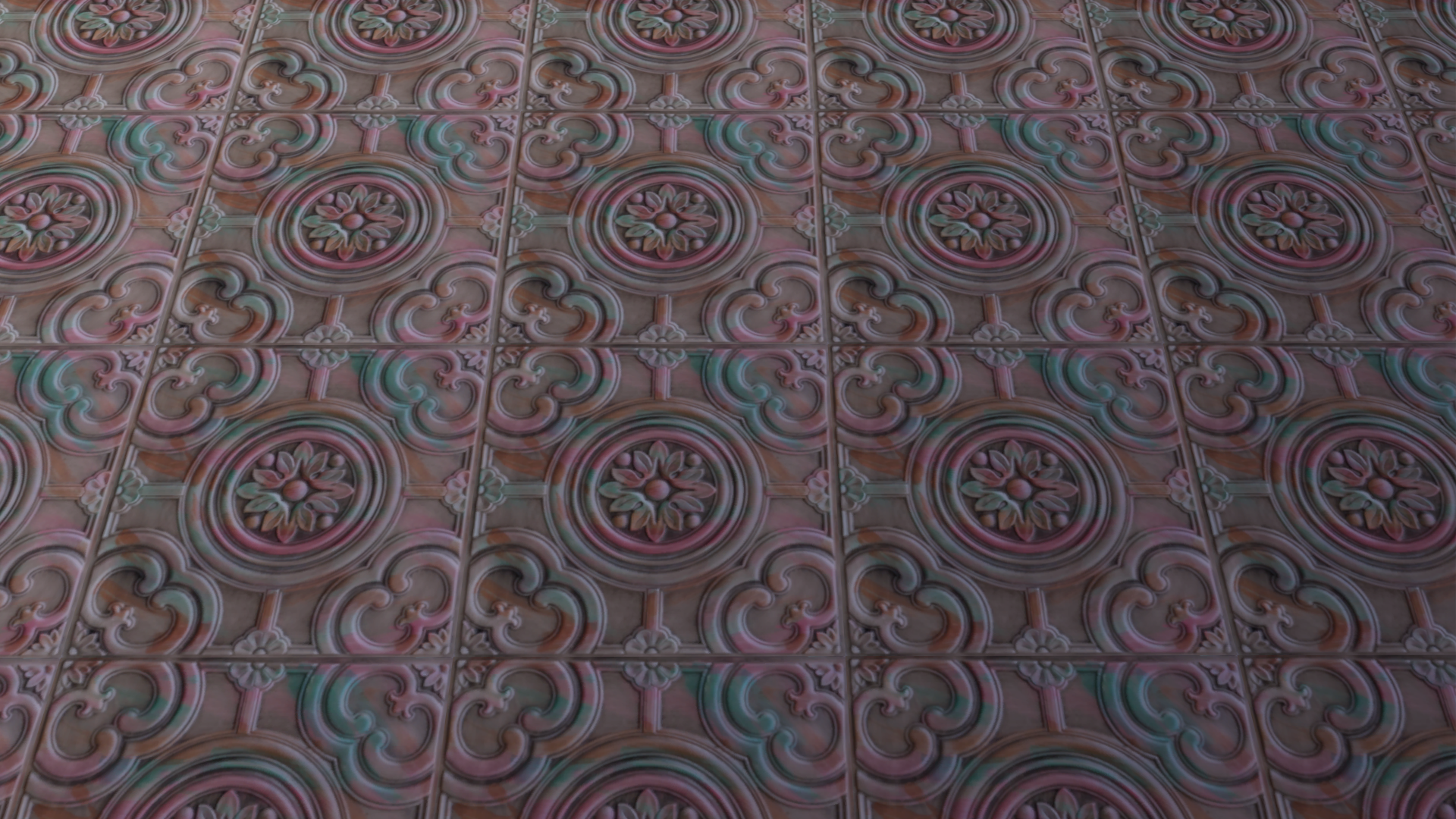 Vintage Ornate Tile Flooring - Image 11