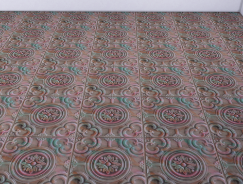 Vintage Ornate Tile Flooring