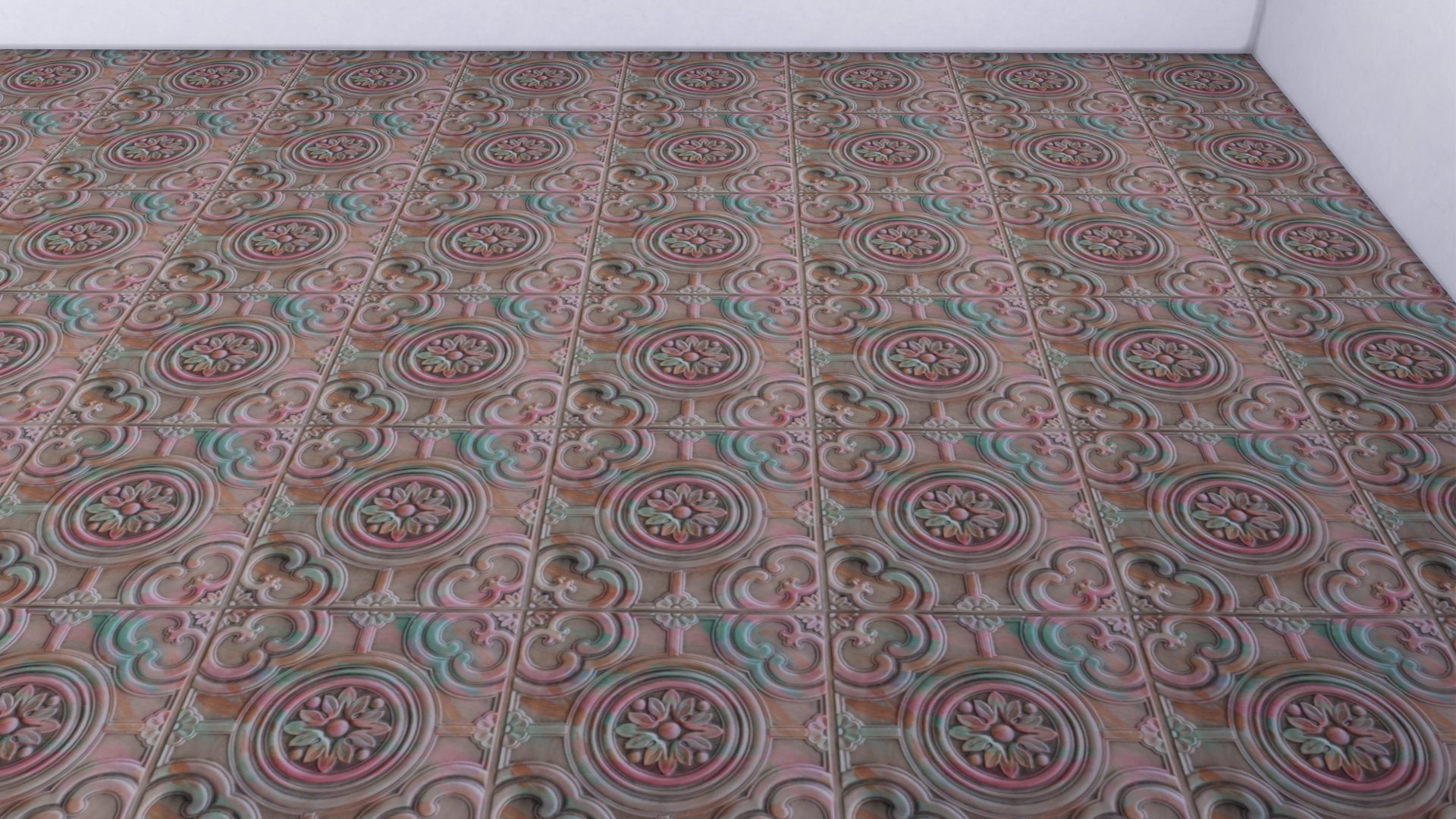 Vintage Ornate Tile Flooring - Image 10