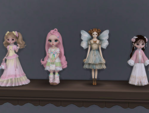 Cute and kawaii doll collection