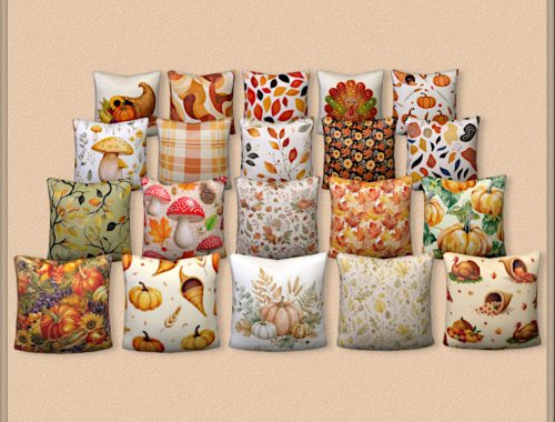 Damla Autumn Set - Cushions