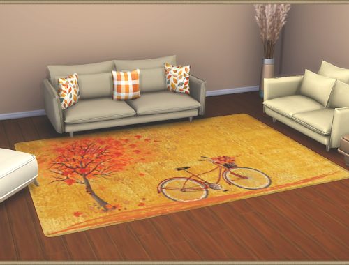 Damla Autumn Set - Paintings & Rugs