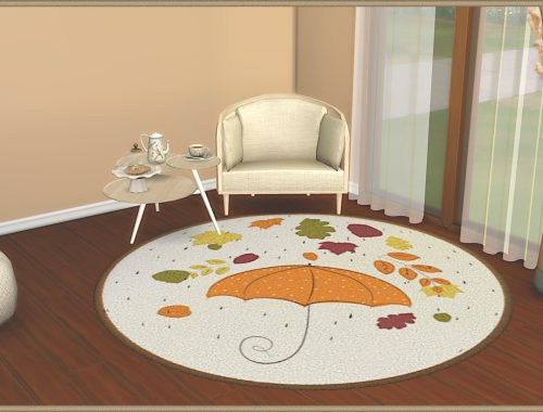 Damla Autumn Set - Paintings & Rugs