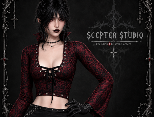 Lenore Long Sleeve Crop Top by Scepter