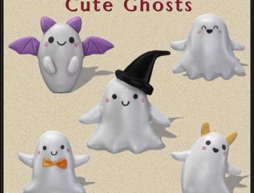 Haunted Series - Cute Ghosts