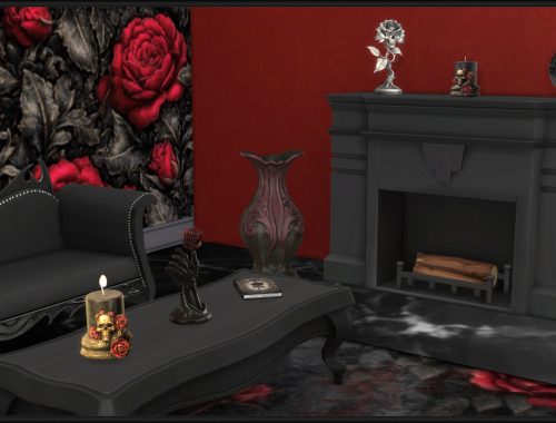 Haunted Series - Gothic Roses Decorations