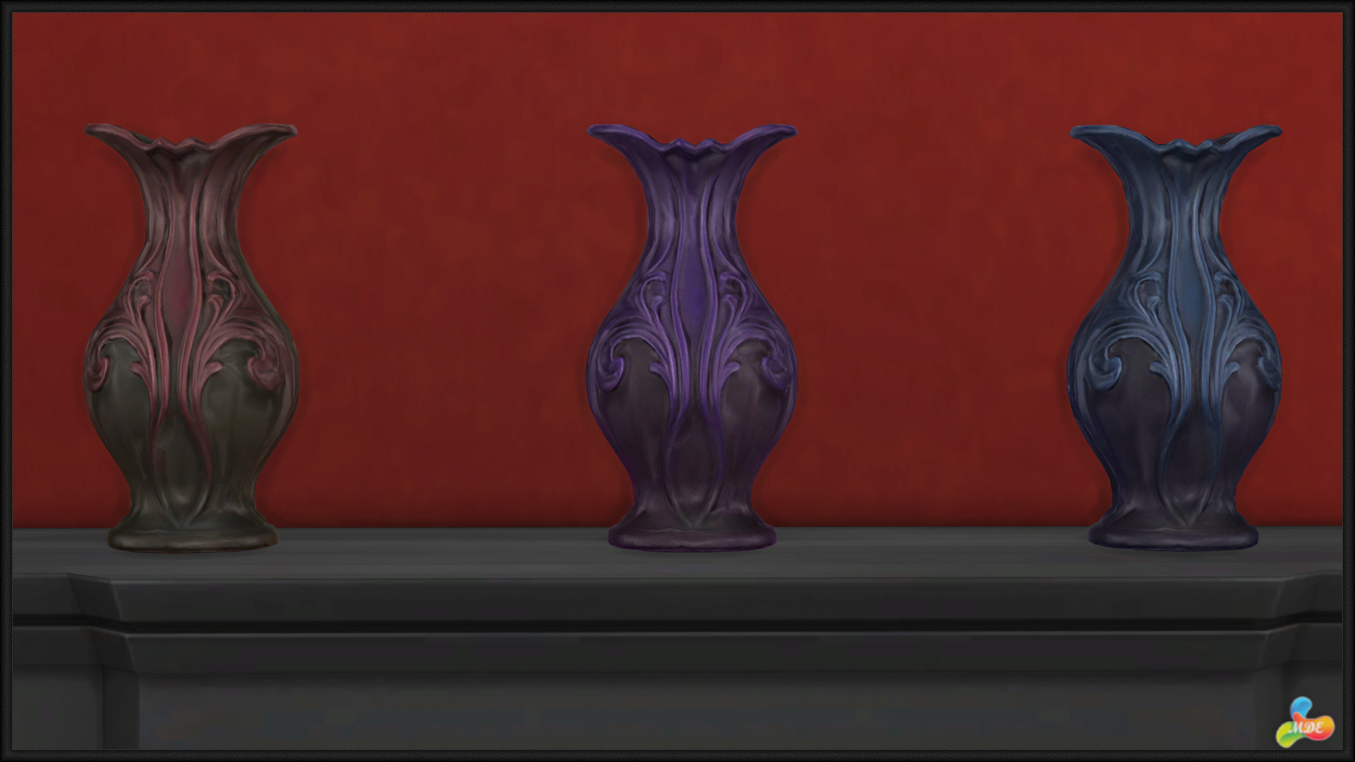 Haunted Series - Gothic Roses Decorations - Image 3