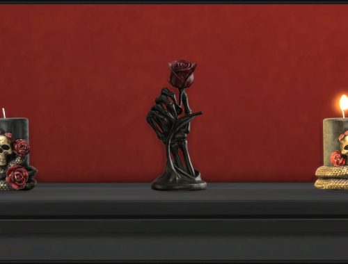 Haunted Series - Gothic Roses Decorations