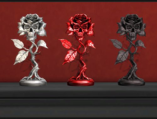 Haunted Series - Gothic Roses Decorations