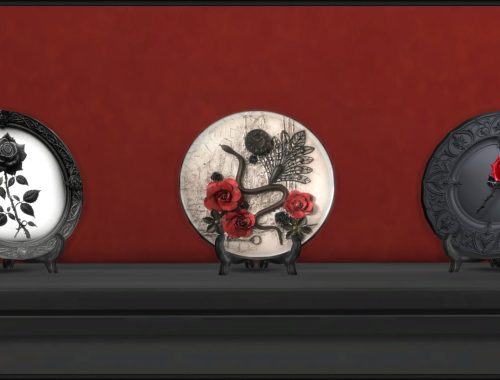 Haunted Series - Gothic Roses Decorations