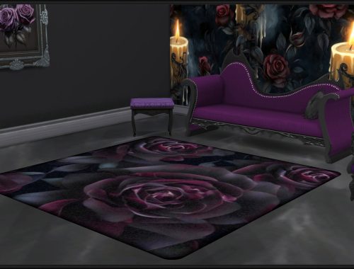 Haunted Series - Gothic Roses Rugs