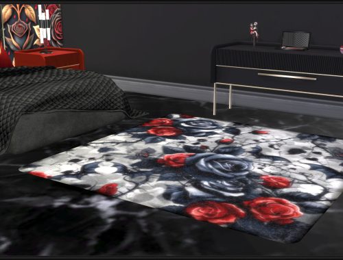 Haunted Series - Gothic Roses Rugs
