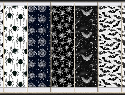 Haunted Series - Spiders & Bats Wallpapers