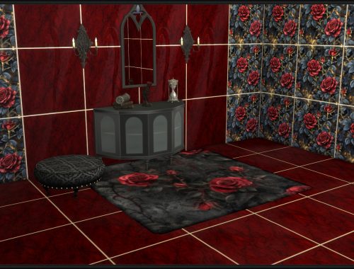 Haunted Series - Gothic Roses Tiles