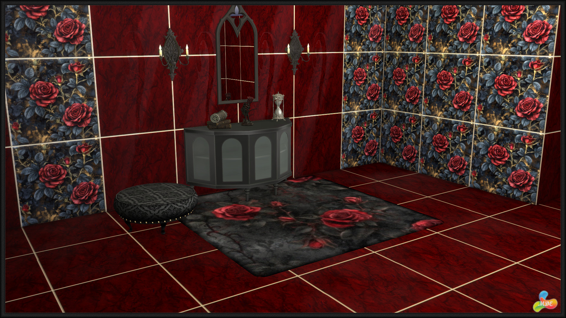 Haunted Series - Gothic Roses Tiles - Image 4