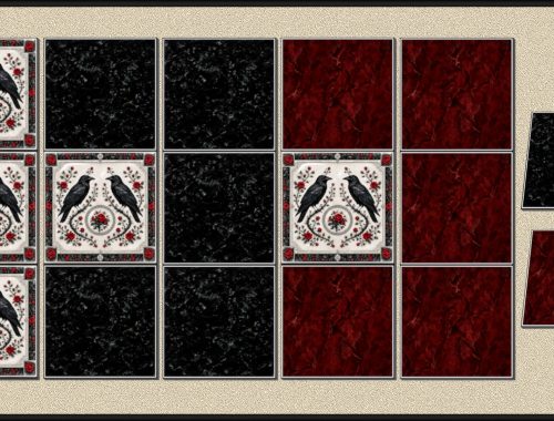 Haunted Series - Gothic Roses Tiles